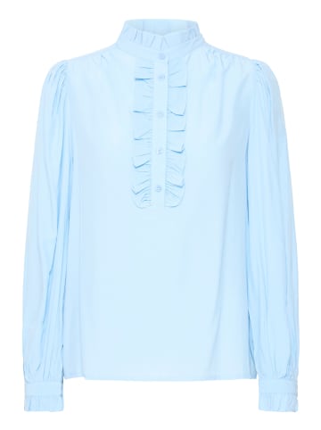 b.young Langarmbluse BYFENJA BLOUSE 20817243 moderne Tunika in Blau
