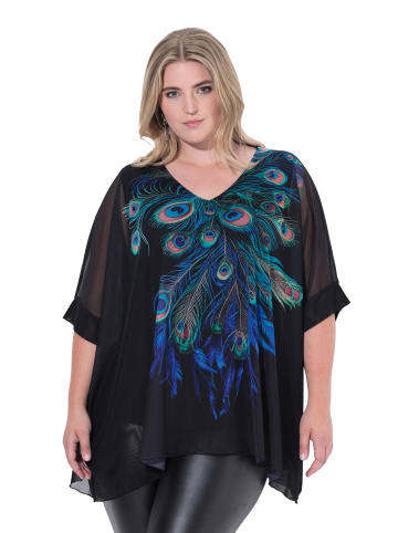 MIAMODA Bluse in schwarz