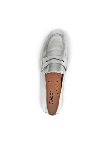 Gabor Klassische Slipper in Silber