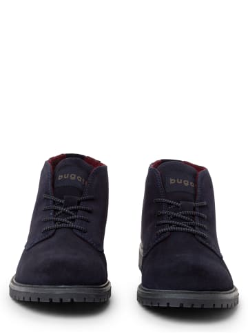 Bugatti Stiefellette aus Leder in marine - 0002