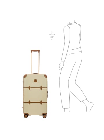 BRIC`s Bellagio 4 Rollen Trolley 75.5 cm in creme