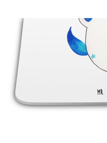 Mr. & Mrs. Panda Coaster Einhorn Mann ohne Spruch in Weiß