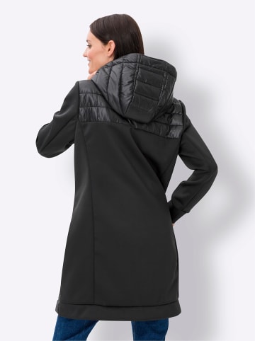 Heine Steppmantel in schwarz