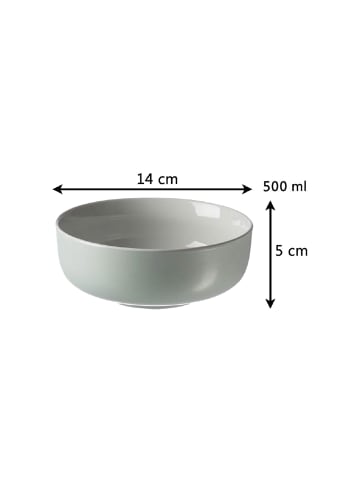 Ritzenhoff & Breker 6er Set Müslischalen Jasper in – ø 14.0 cm in Mint