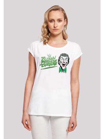 F4NT4STIC T-Shirt DC Comis Batman Joker The Clown Prince Of Crime in weiß