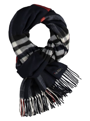 Fraas Schal in marine rot - 0010