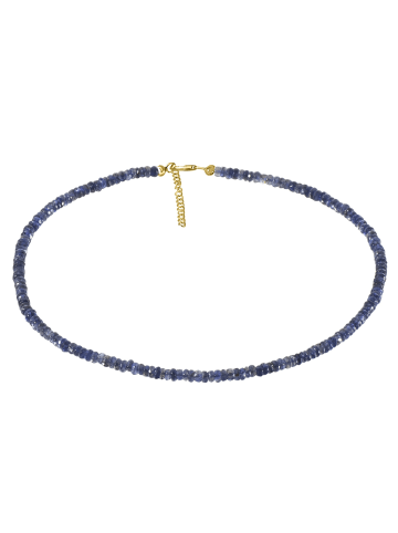 Xen Collier "Iolith 5 mm Kugeln facettiert" in Blau