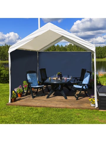 2x Pavillon-Seitenteile in Dunkelblau - (B)3 x (H)2 m