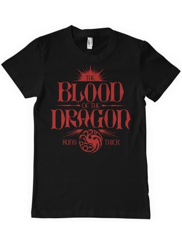 House Of The Dragon T-Shirt "Blood Of The Dragon Runs Thick T-Shirt" in Schwarz