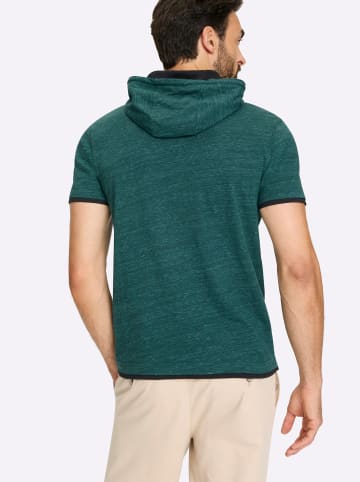 WITT WEIDEN Kurzarm-Shirt in petrol-mint-meliert