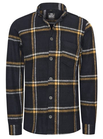 Rusty Neal Holzfäller Flanell Hemd in Marine / Gelb