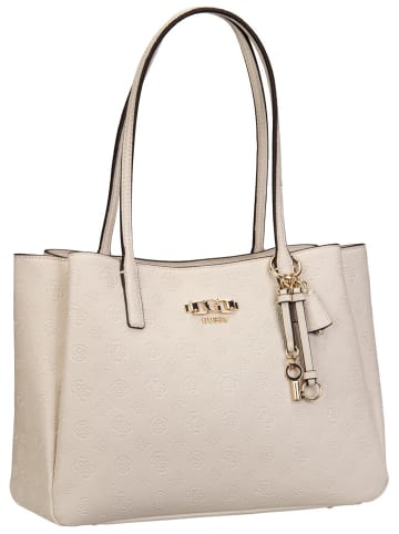 Guess Shopper Anise Multi Comp Tote in Stone Logo
