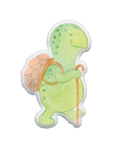 Mr. & Mrs. Panda Kuschelkissen Schildkröte Wanderer ohne Spruch in Weiß