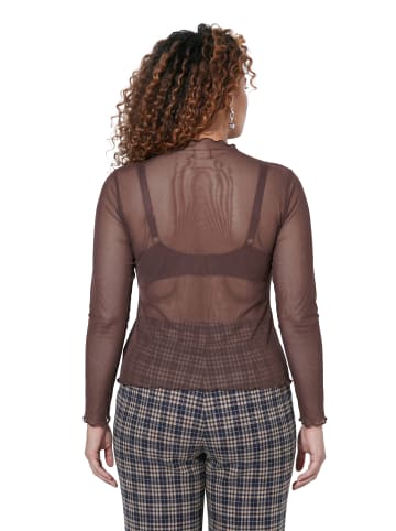 MIAMODA Langarmshirt in haselnussbraun