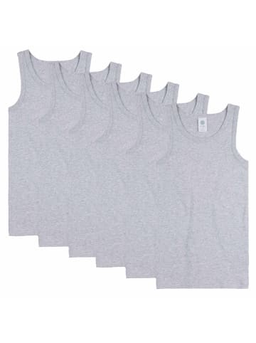 Sanetta Unterhemd 6er Pack in Grau