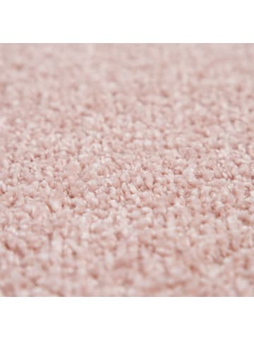 KADIMA DESIGN Waschbarer Teppich waschmaschinenwaschbar Unifarben Küche, Flur in Rosa