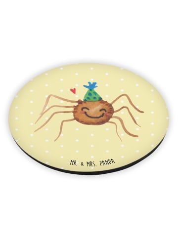 Mr. & Mrs. Panda magnet Spinne Agathe Party ohne Spruch in Gelb Pastell
