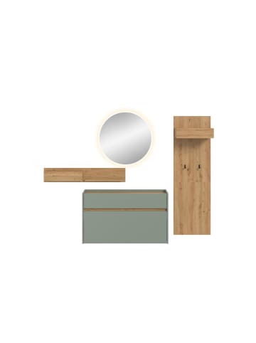 ebuy24 Garderobenmöbel Drive Staubgrün 197 x 32 cm