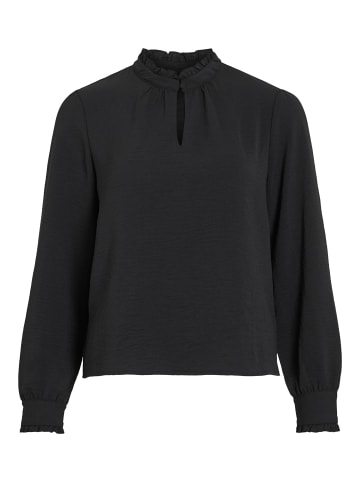 Vila Oberteil mit langen Ärmeln in Black