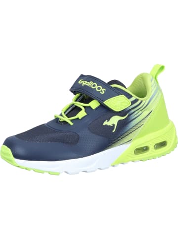 Kangaroos Sneakers Low in dk navy/lime