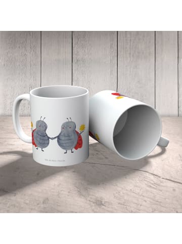 Mr. & Mrs. Panda Tasse Sternzeichen Zwilling ohne Spruch in Weiß