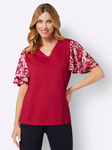 Sieh an! Kurzarmshirt in rot