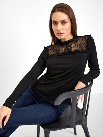 orsay Langarmshirt in Schwarz