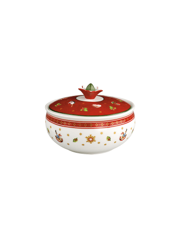 Villeroy & Boch Zuckerdose Toy's Delight in rot|weiß