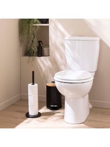 Douceur d’Intérieur Toilettenpapierhalter, RILANO in Schwarz, 43 cm