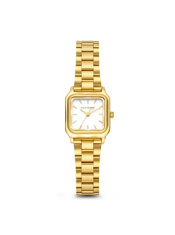 Violet Hamden Quartzuhr Dawn "base squaremi" in Gold