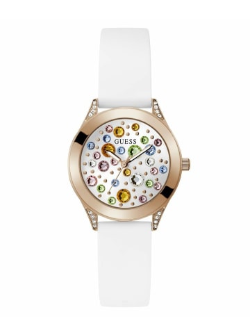 Guess Analoguhr für Damen in Weiß