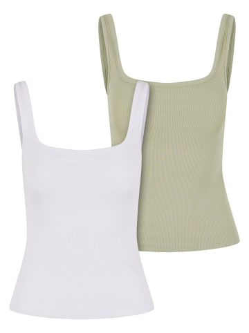 Urban Classics Urban Classics Tank-Tops in white+softsalvia