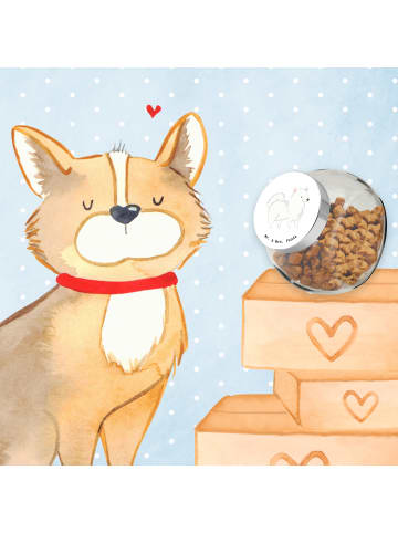 Mr. & Mrs. Panda leckerlidose Spitz Moment ohne Spruch in Weiß