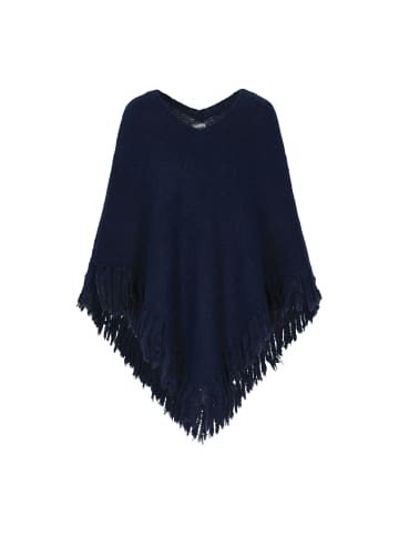 DreiMaster Vintage Women Poncho in navy