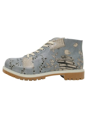 Dogo Shortcut Boots - Birds Have Wings 41 in Blau