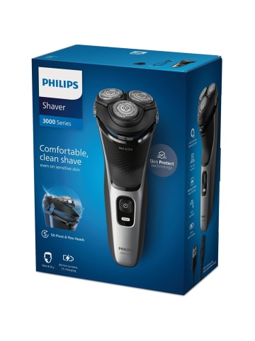 Philips Philips Herrenrasierer 3000 Series S3143/00 in schwarz