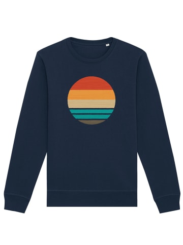 wat? Apparel Sweatshirt Retro sunset ocean in Dunkelblau