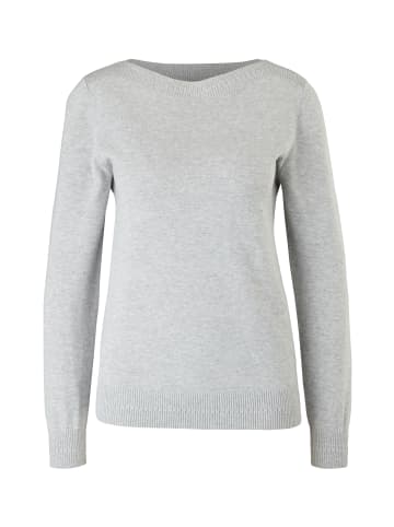 s.Oliver Strickpullover in 9400_grau meliert