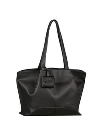 Beheim Damehandtasche sportlich in schwarz