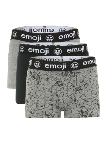 emoji Boxershorts in Grau