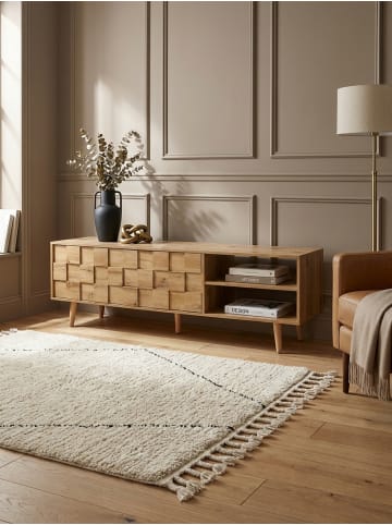 KADIMA DESIGN Lowboard Holz Eiche-Dekor 160x51x40 cm TV-Kommode mit zwei Türen,