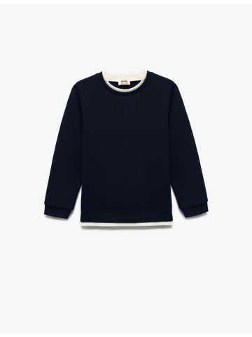 KOTON SWEATSHIRTS in Marineblau