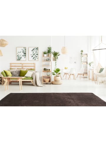 Arte Espina Hochflor Teppich Soul 812 in braun - rechteckig
