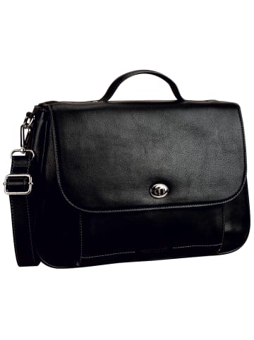 Leonhard Heyden Nizza Aktentasche Leder 39 cm Laptopfach in schwarz1