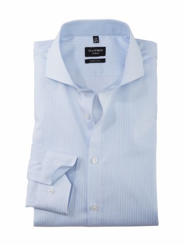OLYMP  Langarm Business Hemd für Herren in blau