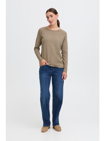 Oxmo Strickpullover OXKeana in Beige