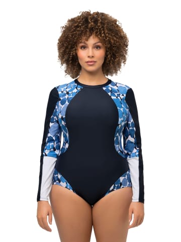 Ulla Popken Badeanzug in marine