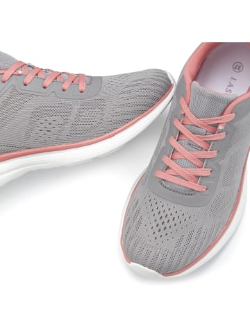 LASCANA Sneaker in grau/orange