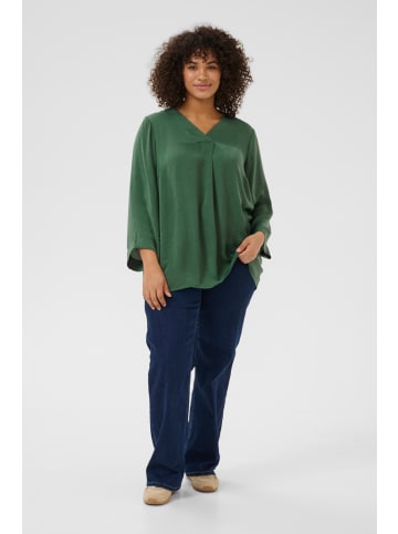 KAFFE curve Langarm-Bluse KCmeriel in Garden Topiary