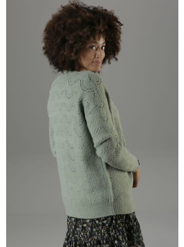 Aniston CASUAL Strickjacke in jade